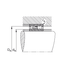 圓柱滾子軸承 NNU41/530-M, 浮動(dòng)軸承，雙列，可分離，帶保持架
